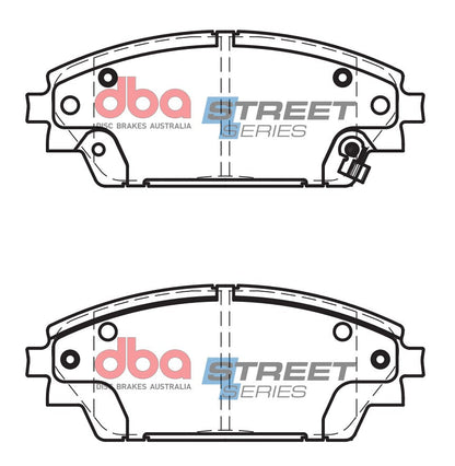 2014-2016 Mazda 3 & More | DBA SS Street Series Brake Pads [Front] | DB2330SS