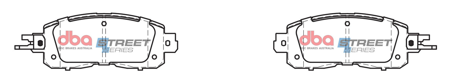 2015-2016 Nissan LEAF & More | DBA SS Street Series Brake Pads [Front] | DB2336SS