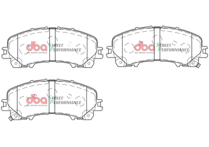 2020-2022 INFINITI QX50 & More | DBA SP Street Series Brake Pads [Front] | DB2341SP