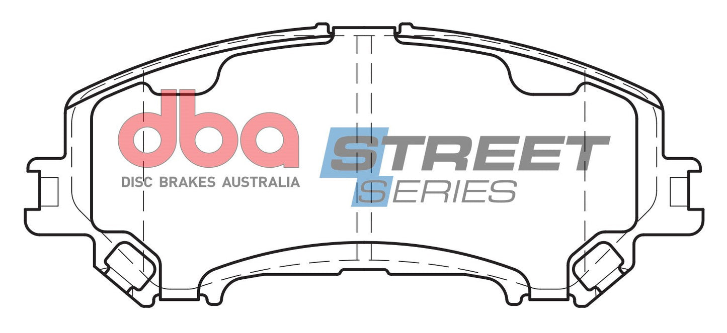 2017-2022 Nissan Rogue Sport & More | DBA SS Street Series Brake Pads [Front] | DB2345SS
