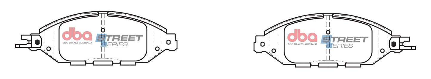 2016-2017 Nissan Pathfinder & More | DBA SS Street Series Brake Pads [Front] | DB2378SS