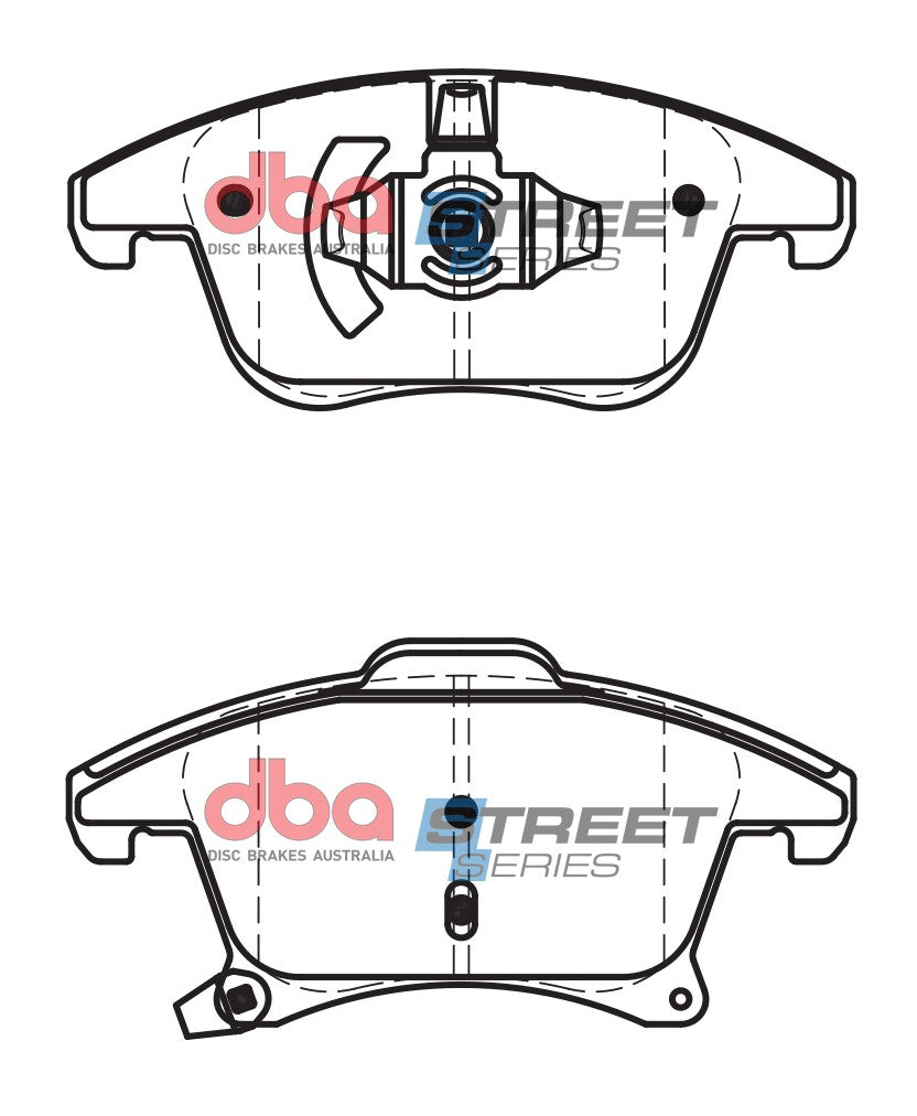 2015-2016 Lincoln MKZ & More | DBA SS Street Series Brake Pads [Front] | DB2405SS