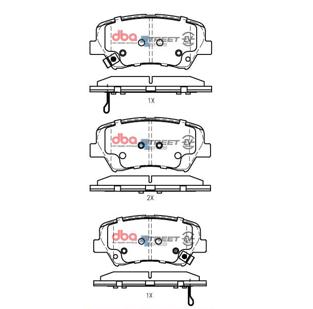 2019-2020 Kia Niro & More | DBA SSEV Street Series Brake Pads [Front] | DB2443SSEV