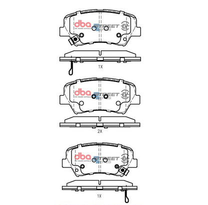 2019-2020 Kia Niro & More | DBA SSEV Street Series Brake Pads [Front] | DB2443SSEV