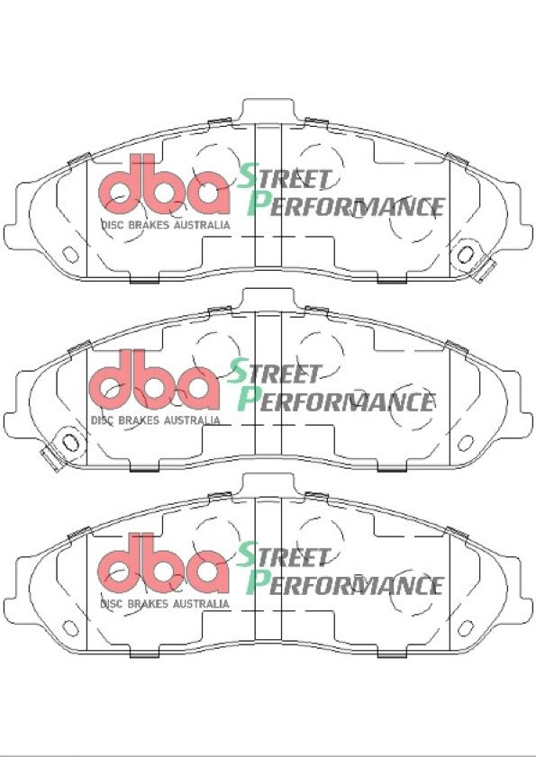 1999-2008 Chevrolet Corvette & More | DBA SP Street Series Brake Pads [Front] | DB7599SP