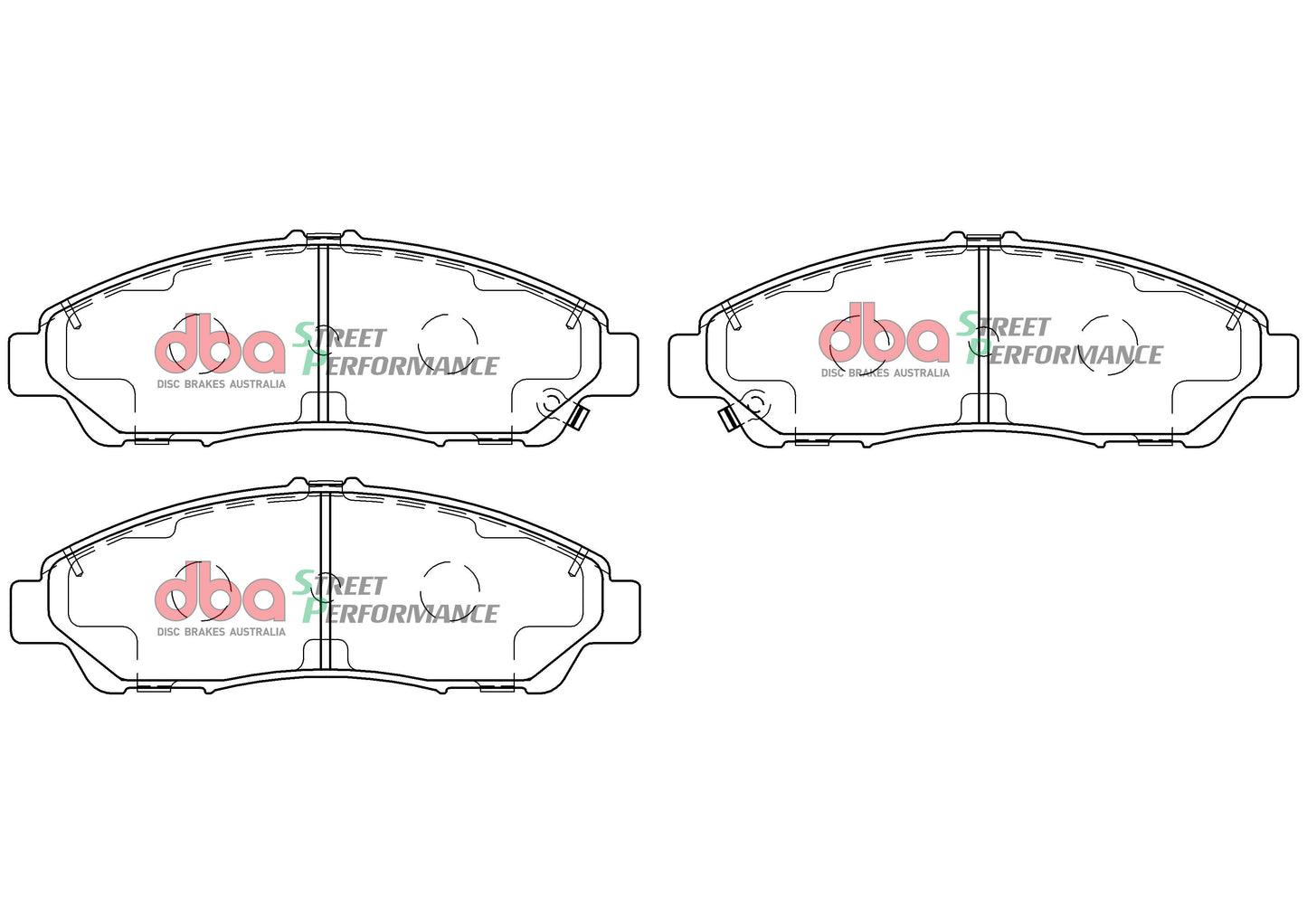 2014-2018 Honda Pilot & More | DBA SP Street Series Brake Pads [Front] | DB8396SP