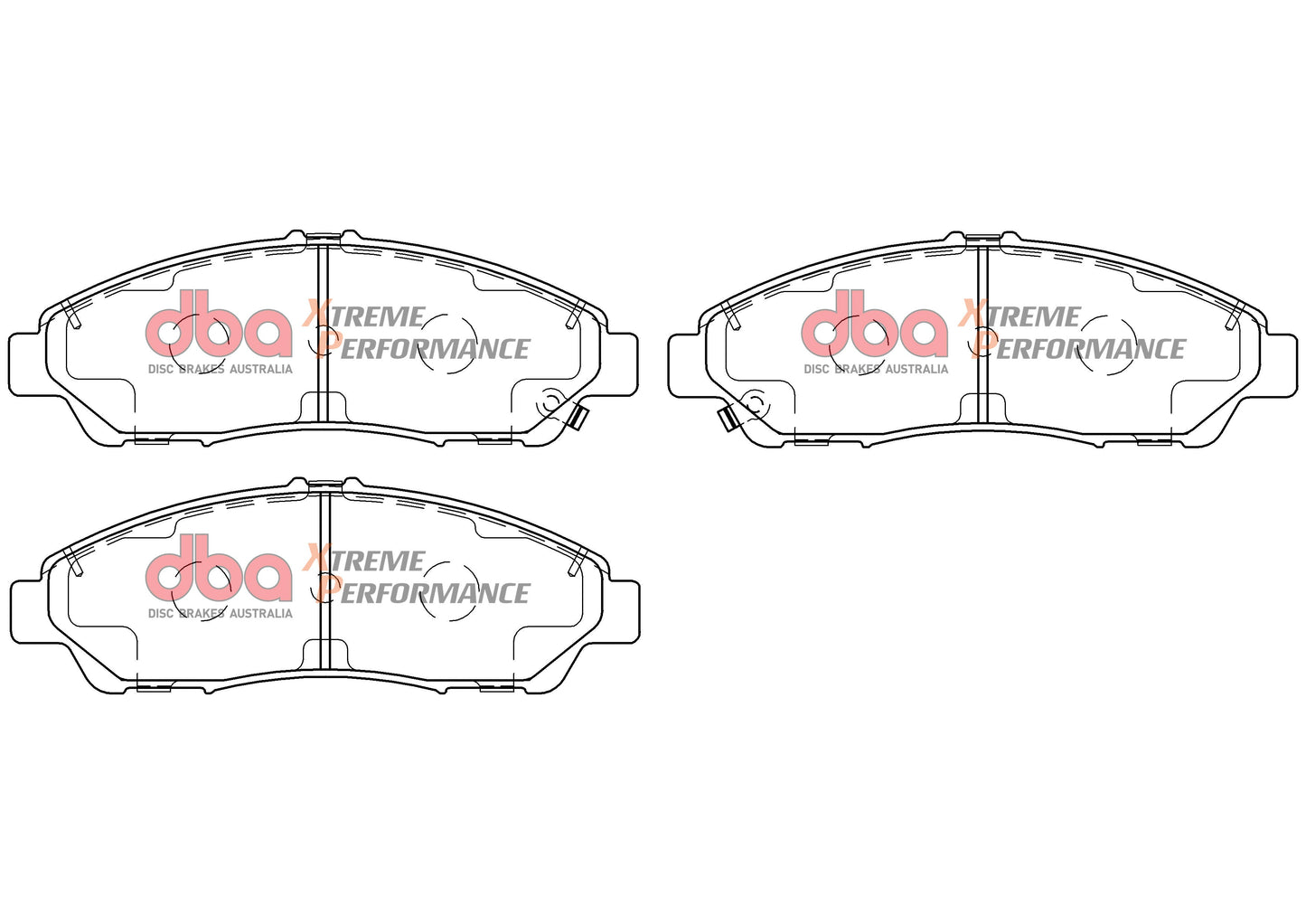 2014-2018 Honda Pilot & More | DBA XP Street Series Brake Pads [Front] | DB8396XP