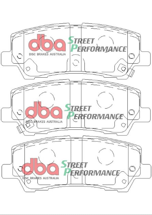 2017-2018 Ford Mustang & More | DBA SP Street Series Brake Pads [Rear] | DB9022SP