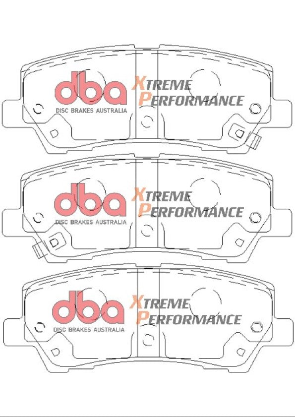 2017-2018 Ford Mustang & More | DBA XP Street Series Brake Pads [Rear] | DB9022XP