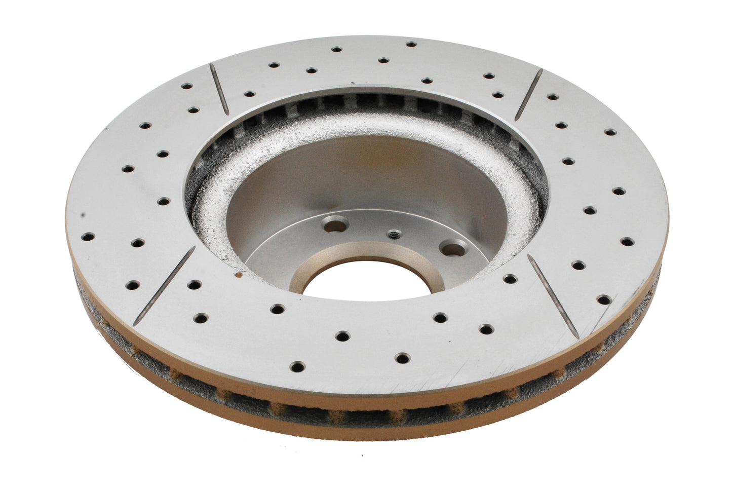 2004 Pontiac GTO | DBA Street Series Gold Cross-Drilled/Slotted Brake Rotor [Front] | DBA040X