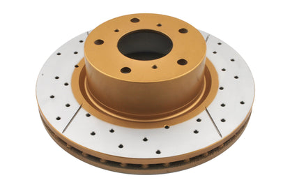 2004 Pontiac GTO | DBA Street Series Gold Cross-Drilled/Slotted Brake Rotor [Front] | DBA040X