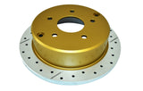 2004 Pontiac GTO | DBA Street Series Gold Cross-Drilled/Slotted Brake Rotor [Rear] | DBA041X