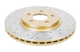 2006-2008 Chrysler PT Cruiser & More | DBA Street Series Gold Cross-Drilled/Slotted Brake Rotor [Front] | DBA167X