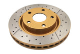 2009 Pontiac G8 | DBA Street Series Gold Cross-Drilled/Slotted Brake Rotor [Front] | DBA2026X