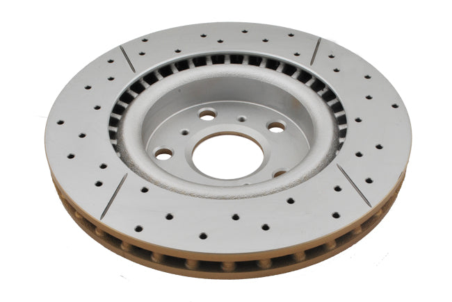 2008-2009 Pontiac G8 | DBA Street Series Gold Cross-Drilled/Slotted Brake Rotor [Front] | DBA2028X