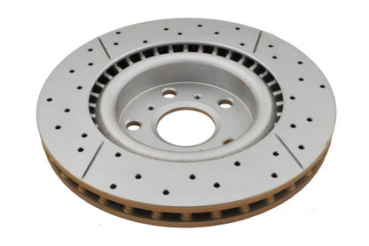2008-2009 Pontiac G8 | DBA Street Series Gold Cross-Drilled/Slotted Brake Rotor [Front] | DBA2028X