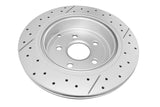 2008-2009 Pontiac G8 & More | DBA Street Series Gold Cross-Drilled/Slotted Brake Rotor [Rear] | DBA2029X