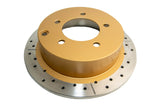 2007-2011 Jeep Compass & More | DBA Street Series Gold Cross-Drilled/Slotted Brake Rotor [Rear] | DBA2209X