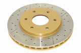 2004-2006 INFINITI QX56 & More | DBA Street Series Gold Cross-Drilled/Slotted Brake Rotor [Front] | DBA2306X