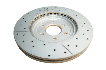 2010-2011 Nissan Pathfinder & More | DBA Street Series Gold Cross-Drilled/Slotted Brake Rotor [Front] | DBA2312X