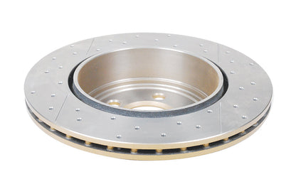 2005-2008 Chrysler 300 & More | DBA Street Series Gold Cross-Drilled/Slotted Brake Rotor [Rear] | DBA2439X