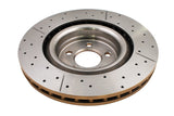 2005-2008 Chrysler 300 & More | DBA Street Series Gold Cross-Drilled/Slotted Brake Rotor [Front] | DBA2444X