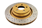 2005-2008 Chrysler 300 & More | DBA Street Series Gold Cross-Drilled/Slotted Brake Rotor [Rear] | DBA2445X