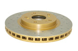 2003-2012 Honda Accord & More | DBA Street Series Gold Cross-Drilled/Slotted Brake Rotor [Front | Rear] | DBA2510X