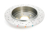 2005-2008 Jeep Grand Cherokee & More | DBA Street Series Gold Cross-Drilled/Slotted Brake Rotor [Rear] | DBA2531X