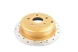 2002-2006 Toyota Camry & More | DBA Street Series Gold Cross-Drilled/Slotted Brake Rotor [Rear] | DBA2707X