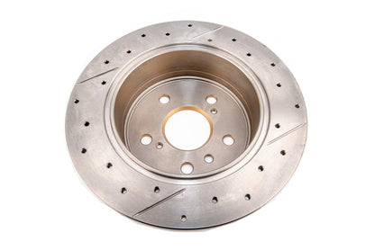 2013-2018 Toyota Avalon & More | DBA Street Series Gold Cross-Drilled/Slotted Brake Rotor [Rear] | DBA2713X