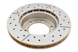 2001-2007 Toyota Highlander & More | DBA Street Series Gold Cross-Drilled/Slotted Brake Rotor [Front] | DBA2714X