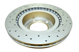 2008-2011 Scion xD & More | DBA Street Series Gold Cross-Drilled/Slotted Brake Rotor [Front] | DBA2724X