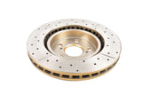 2021-2022 Toyota Avalon & More | DBA Street Series Gold Cross-Drilled/Slotted Brake Rotor [Front] | DBA2744X