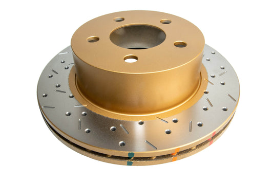 1997-1999 Jeep Wrangler & More | DBA 4000 Series XS Cross-Drilled/Slotted Brake Rotor [Front] | DBA4096XS