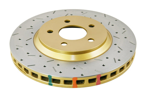 2005-2010 Ford Mustang & More | DBA 4000 Series XS Cross-Drilled/Slotted Brake Rotor [Front] | DBA42113XS