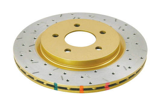 2005-2010 Ford Mustang & More | DBA 4000 Series XS Cross-Drilled/Slotted Brake Rotor [Rear] | DBA42114XS