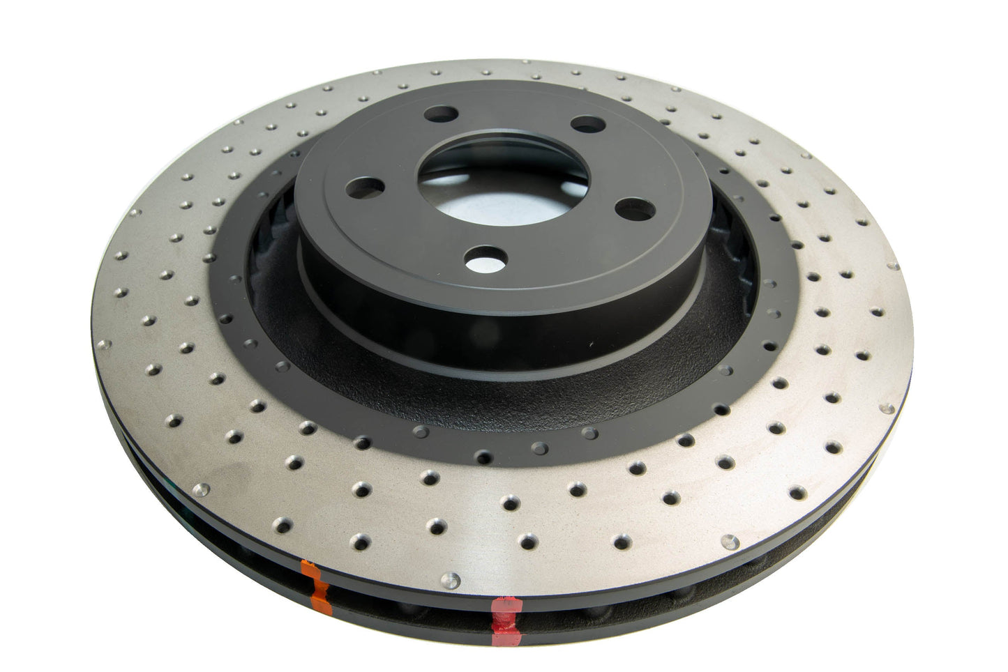 2017-2018 Ford Mustang & More | DBA 4000 Series Cross-Drilled/Dimpled WAVE Disc Brake Rotor [Front] | DBA42164XD