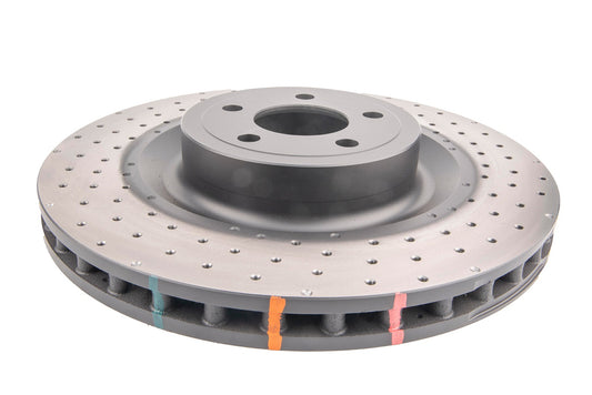 2017-2018 Ford Mustang & More | DBA 4000 Series Cross-Drilled/Dimpled [Front] | DBA42166XD