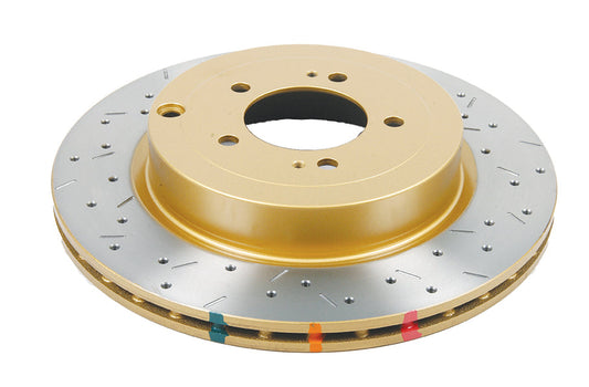 2008 Mitsubishi Lancer & More | DBA 4000 Series XS Cross-Drilled/Slotted Brake Rotor [Rear] | DBA42225XS