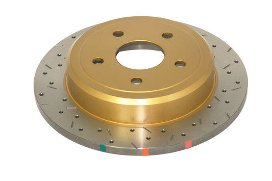 2004-2010 INFINITI QX56 & More | DBA 4000 Series XS Cross-Drilled/Slotted Brake Rotor [Rear] | DBA42307XS