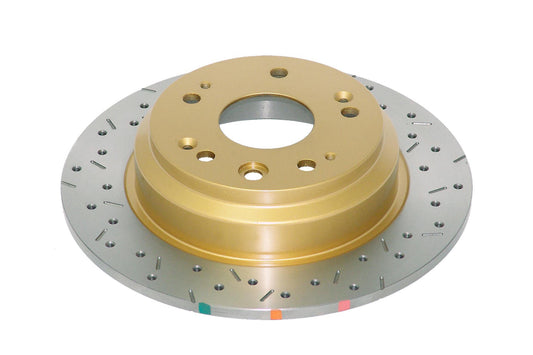 2003-2005 Honda Element EX & More | DBA 4000 Series XS Cross-Drilled/Slotted Brake Rotor [Rear] | DBA42503XS