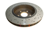 2006-2008 Jeep Grand Cherokee | DBA 4000 Series XS Cross-Drilled/Slotted Brake Rotor [Rear] | DBA42533XS