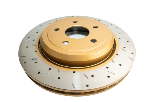 2015-2016 Jeep Grand Cherokee & More | DBA 4000 Series XS Cross-Drilled/Slotted Brake Rotor [Rear] | DBA42633XS