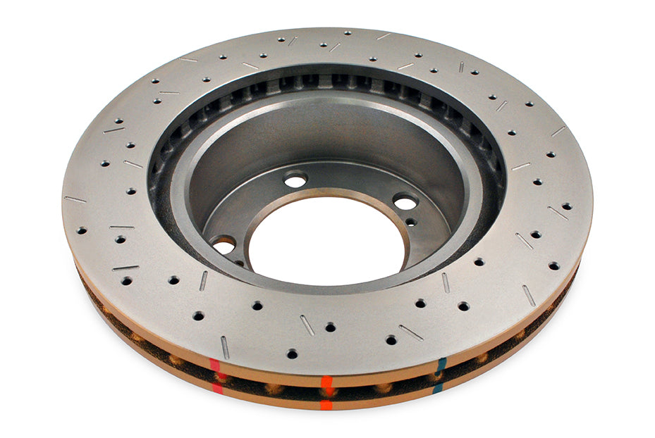 2013-2017 Toyota Land Cruiser & More | DBA 4000 Series XS Cross-Drilled/Slotted Brake Rotor [Front] | DBA42722XS