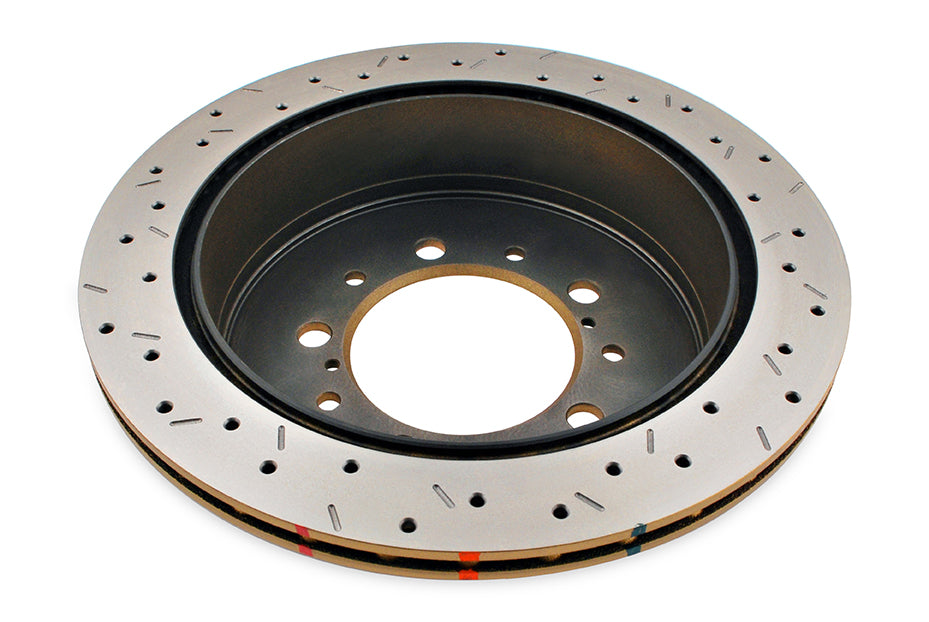 2013-2017 Toyota Land Cruiser & More | DBA 4000 Series XS Cross-Drilled/Slotted Brake Rotor [Rear] | DBA42723XS