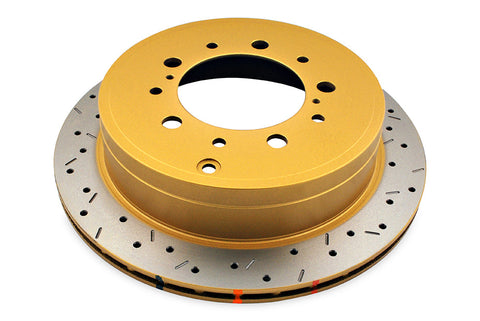 2013-2017 Toyota Land Cruiser & More | DBA 4000 Series XS Cross-Drilled/Slotted Brake Rotor [Rear] | DBA42723XS