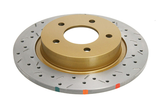 2007-2011 Mazda 3 | DBA 4000 Series XS Cross-Drilled/Slotted Brake Rotor [Rear] | DBA42957XS