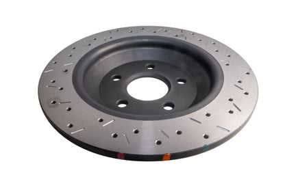 2018 Ford Focus | DBA 4000 Series XS Cross-Drilled/Slotted Brake Rotor [Rear] | DBA42969BLKXS