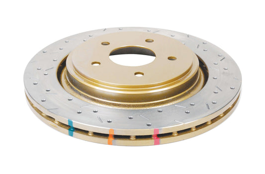 2005-2008 Chevrolet Corvette & More | DBA 4000 Series XS Cross-Drilled/Slotted Brake Rotor [Rear] | DBA42991XS